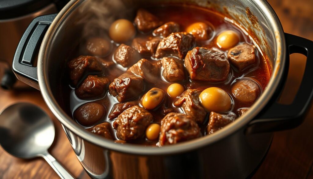 bœuf bourguignon au cookeo