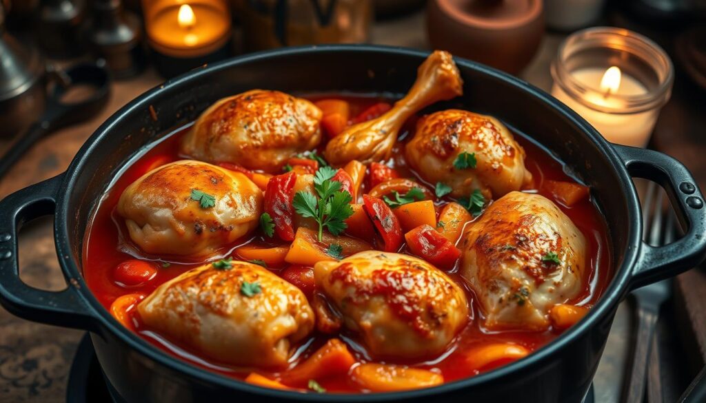 poulet basquaise cookeo