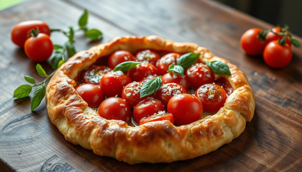 tarte aux tomates cerises