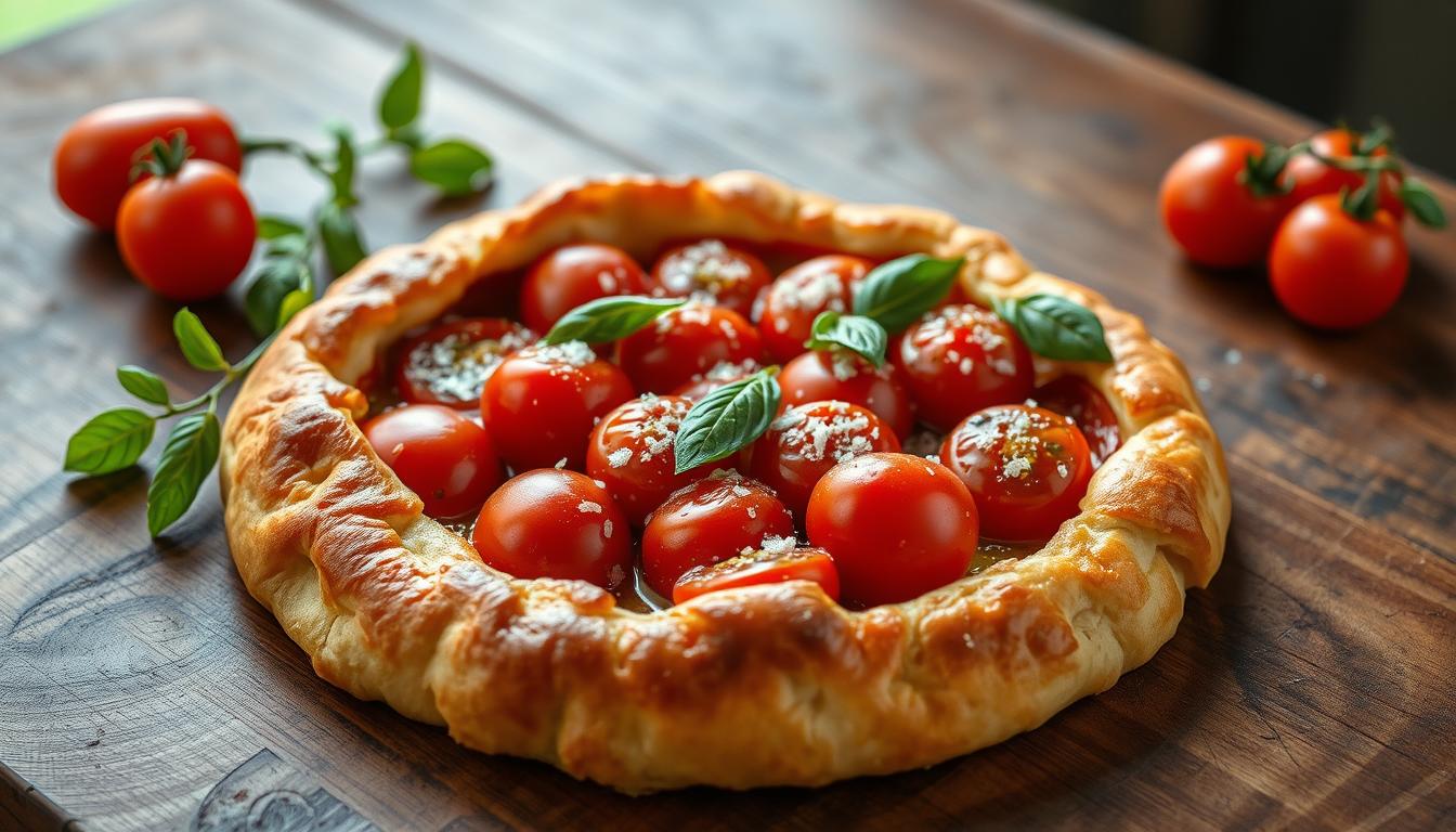 tarte aux tomates cerises